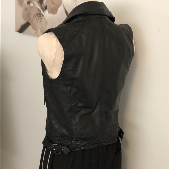 Michael KORS leather Moto Best Gunmetal details - Picture 7 of 8